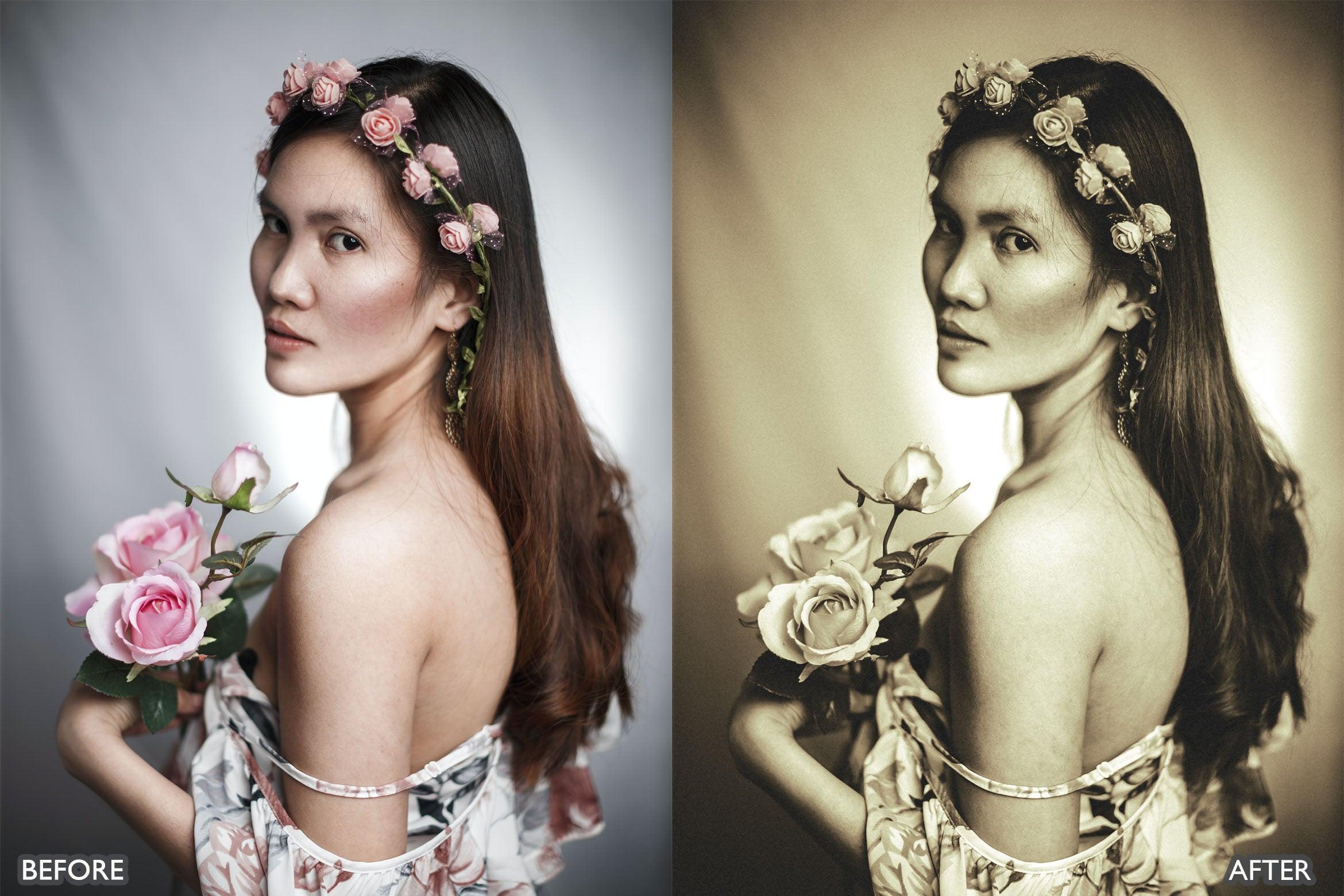 Monochrome Portrait Lightroom Presets - Lightroom Presets - by AAA Presets