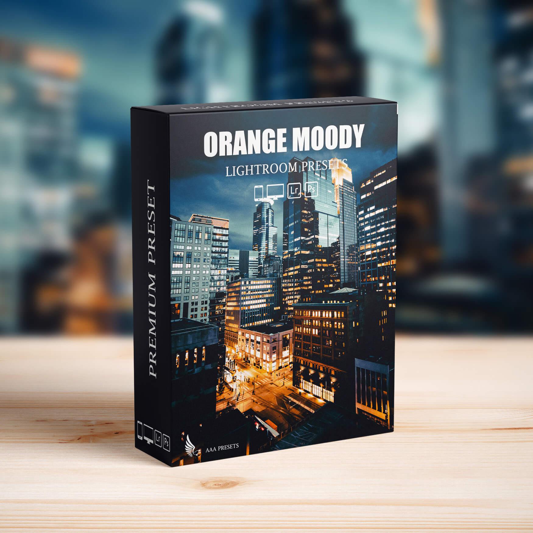 Moody Orange Cinematic Lightroom Presets - Lightroom Presets - by AAA Presets