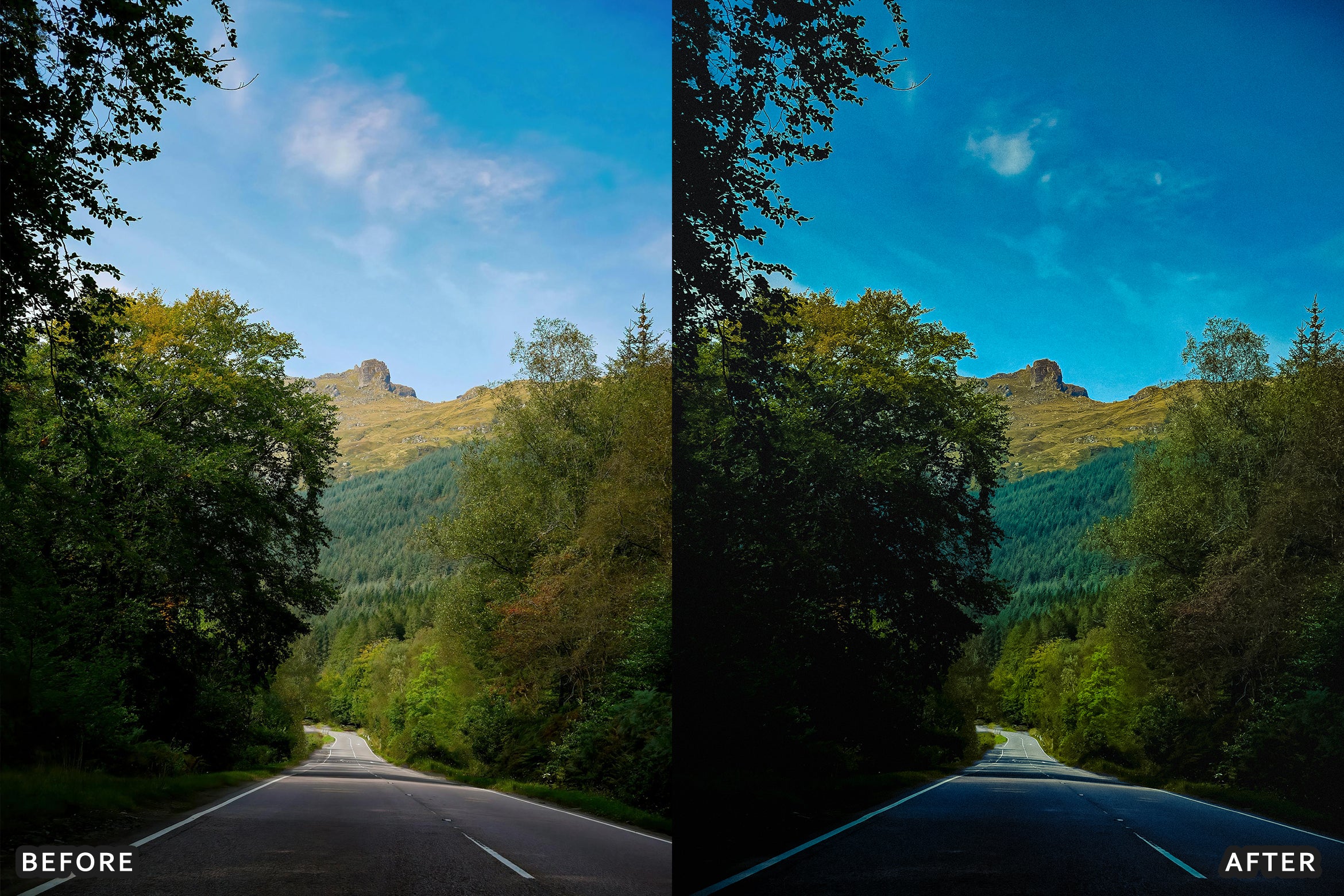 AI-Optimized Moody Cinematic Film Roads Lightroom Presets Pack - Lightroom Presets - by AAA Presets