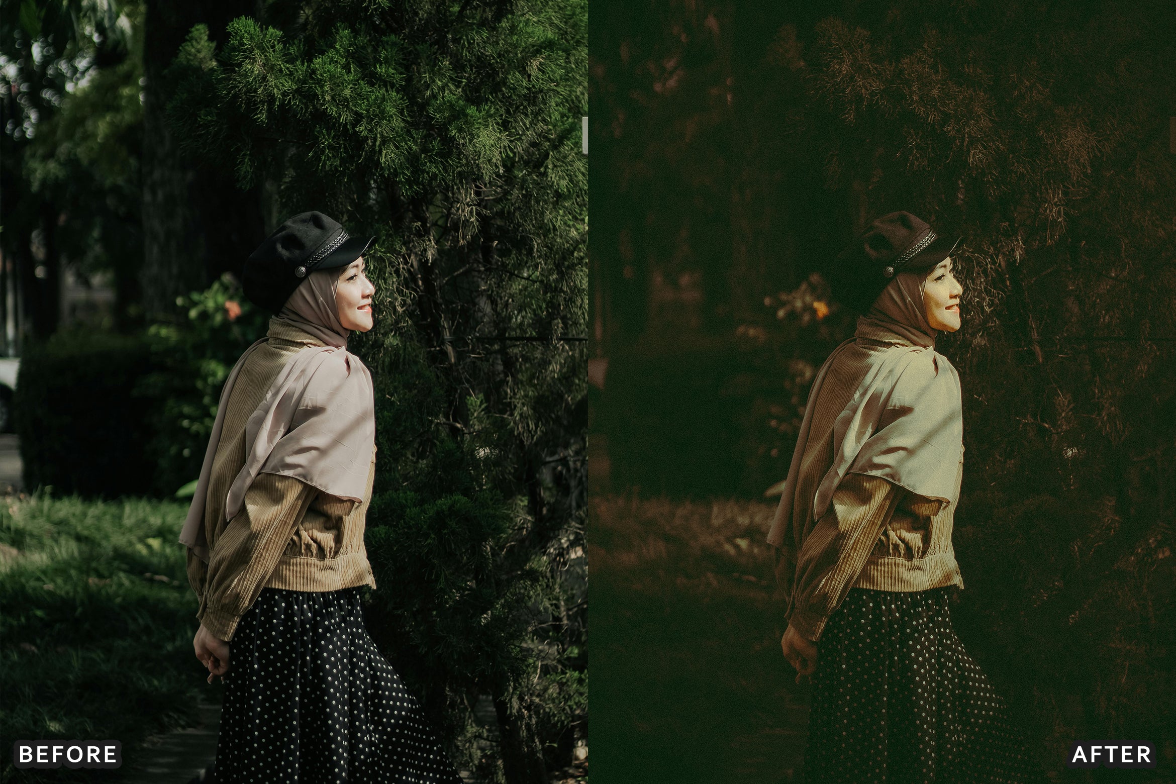 AI-Optimized Warm Vintage Film Tone Lightroom Presets - Lightroom Presets - by AAA Presets