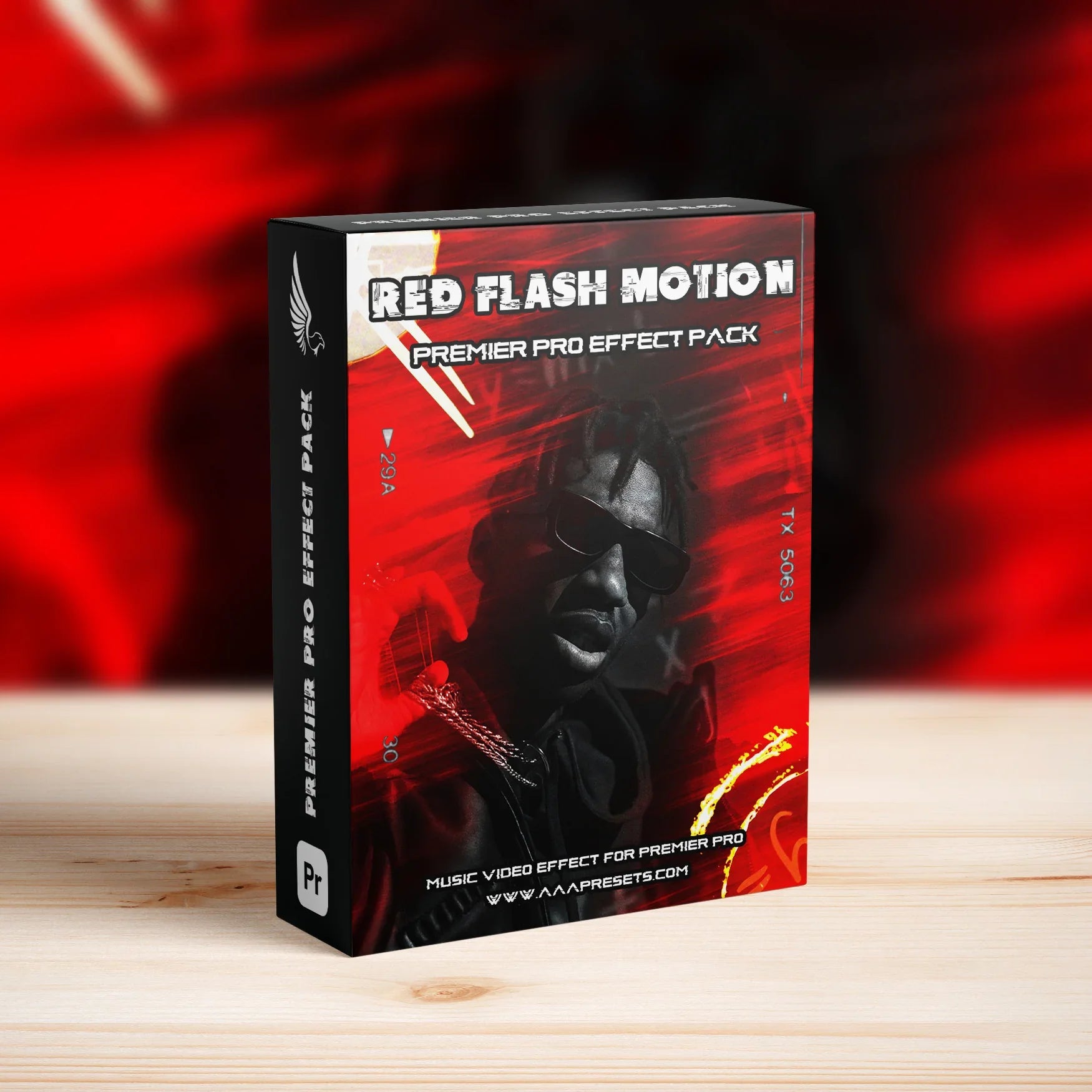 Motion Red Flash Effect for Premiere Pro - Premiere Pro Transitions - by AAA Presets