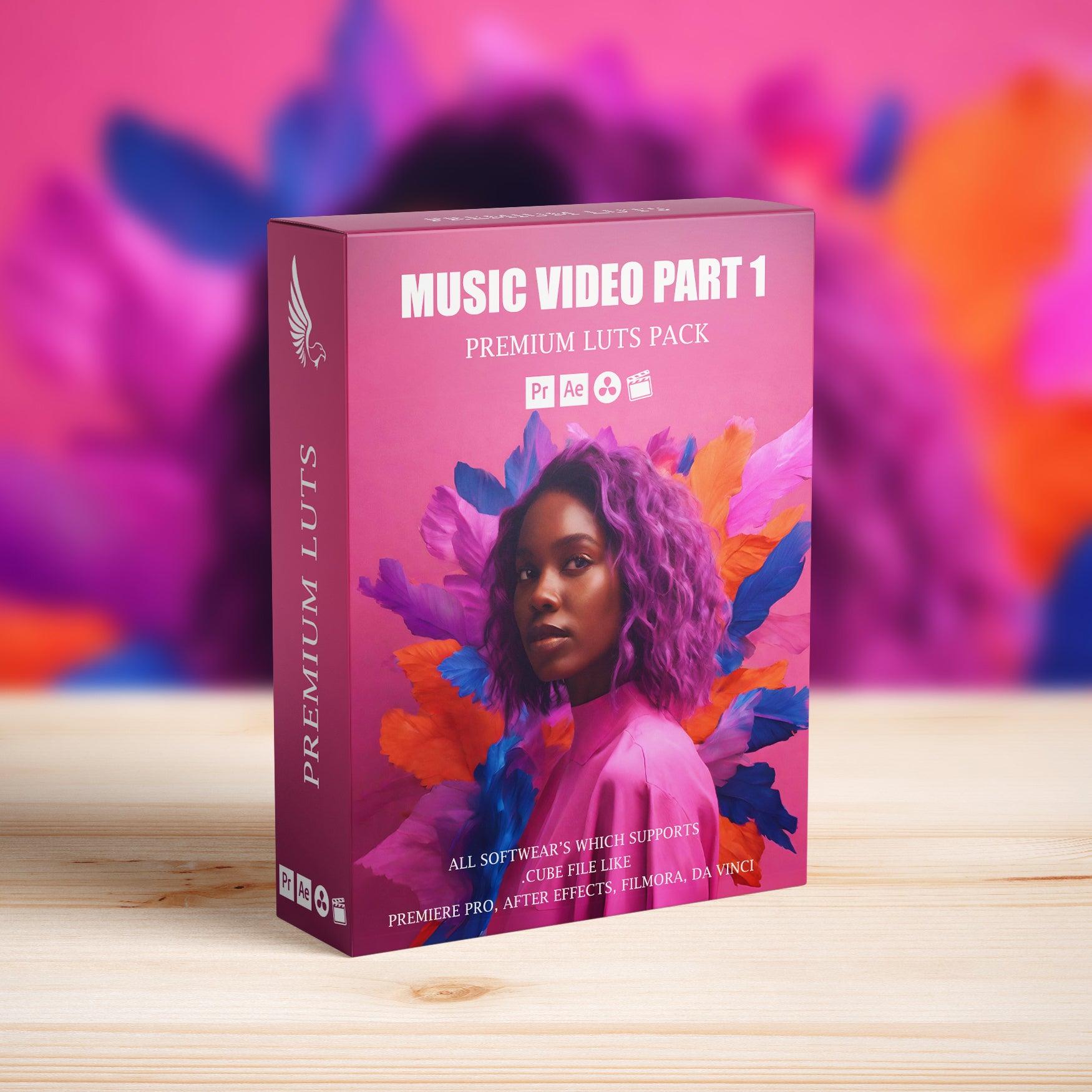 Music Video Color Grading Cinematic LUTS Pack - Part 1 - Music Video LUTs Bundle Part - by AAA Presets