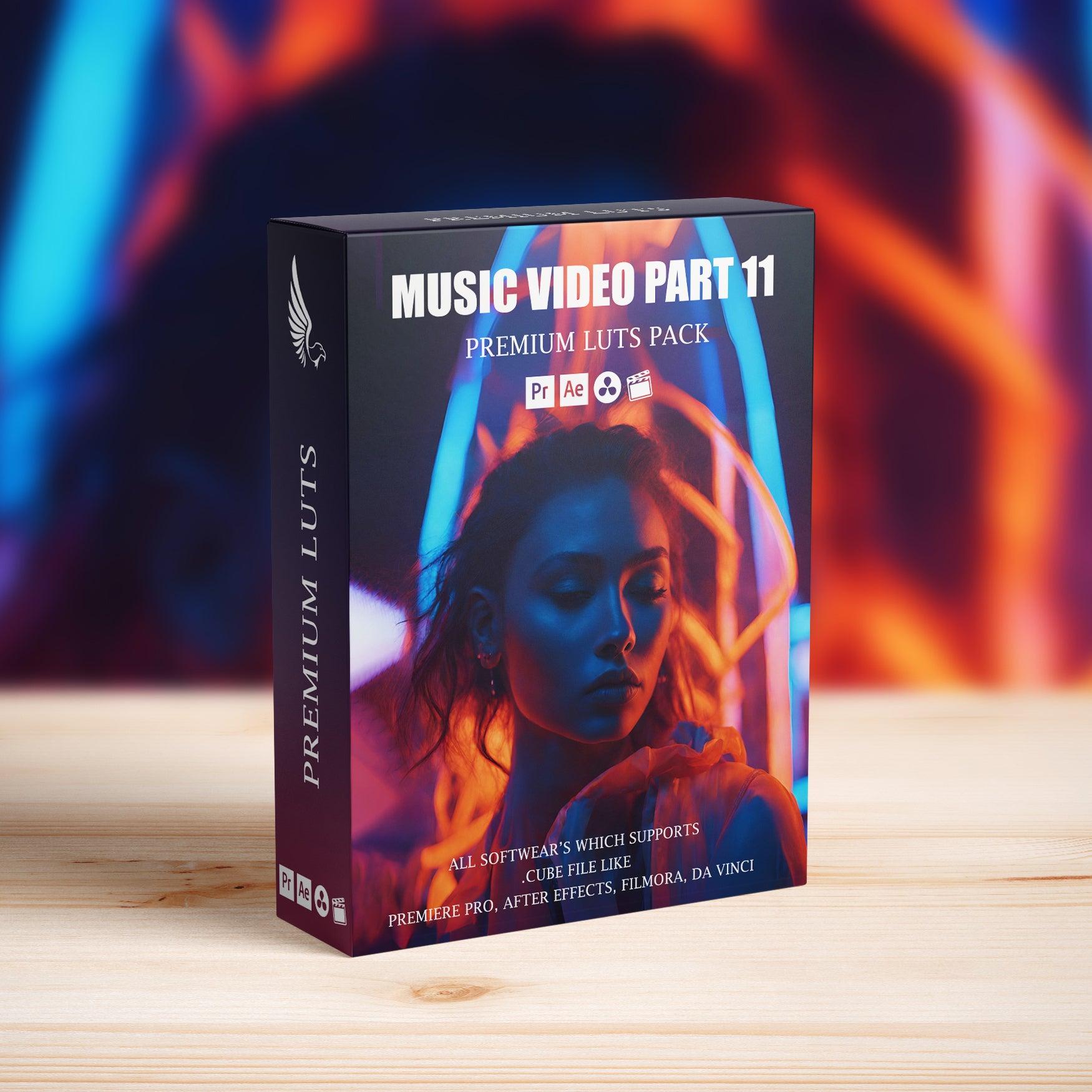 Music Video Color Grading Cinematic LUTS Pack - Part 11 - Music Video LUTs Bundle Part - by AAA Presets