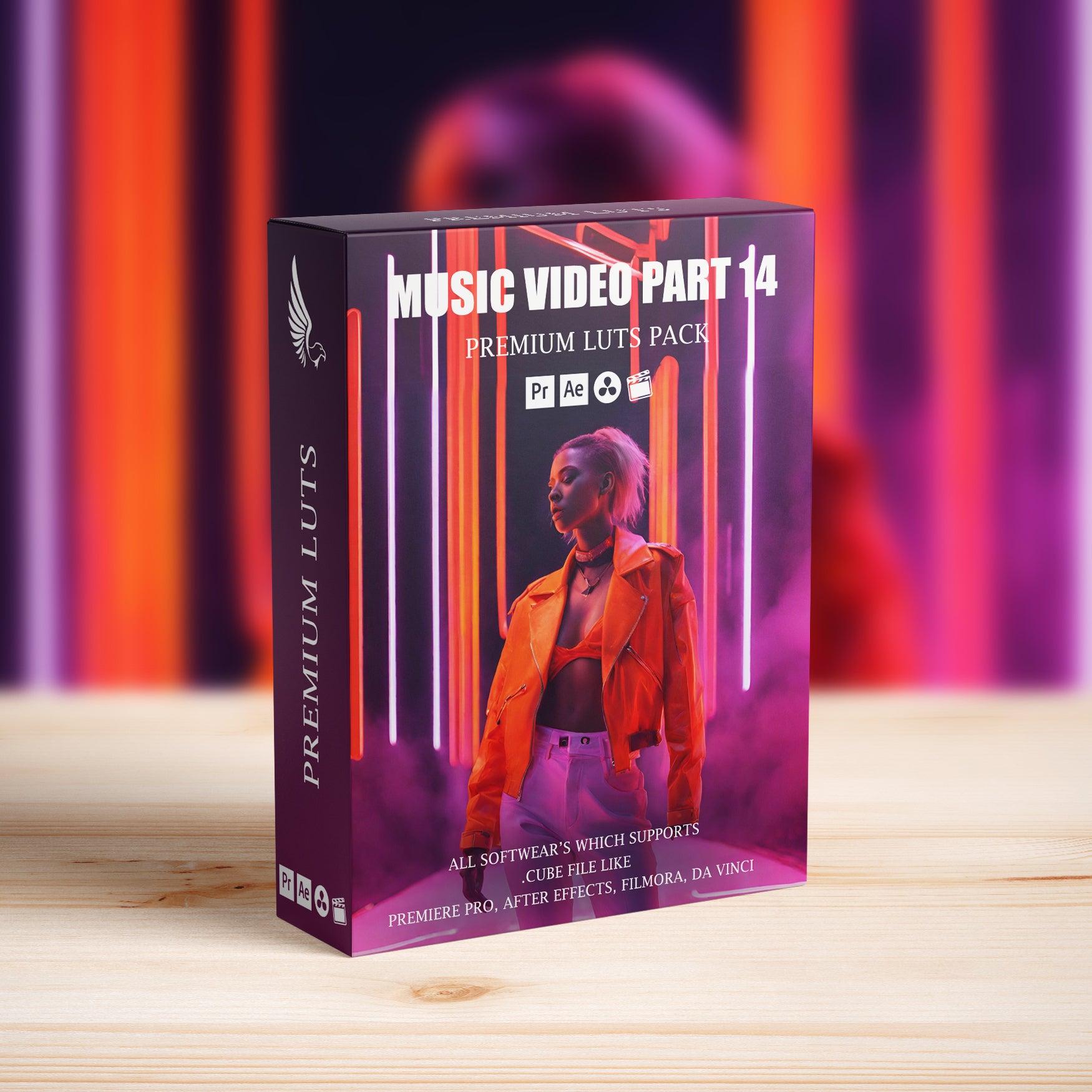 Music Video Color Grading Cinematic LUTS Pack - Part 14 - Music Video LUTs Bundle Part - by AAA Presets