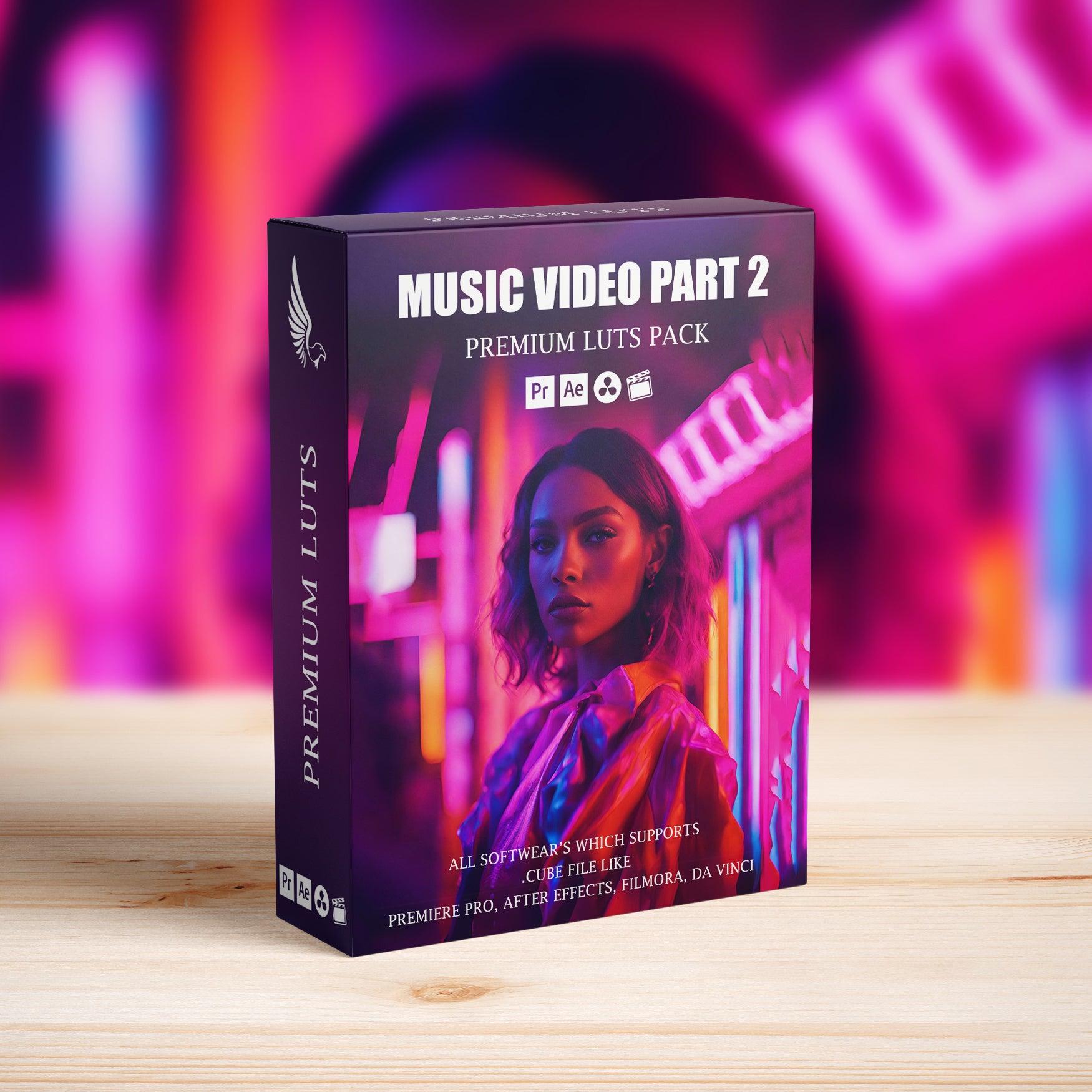 Music Video Color Grading Cinematic LUTS Pack - Part 2 - Music Video LUTs Bundle Part - by AAA Presets