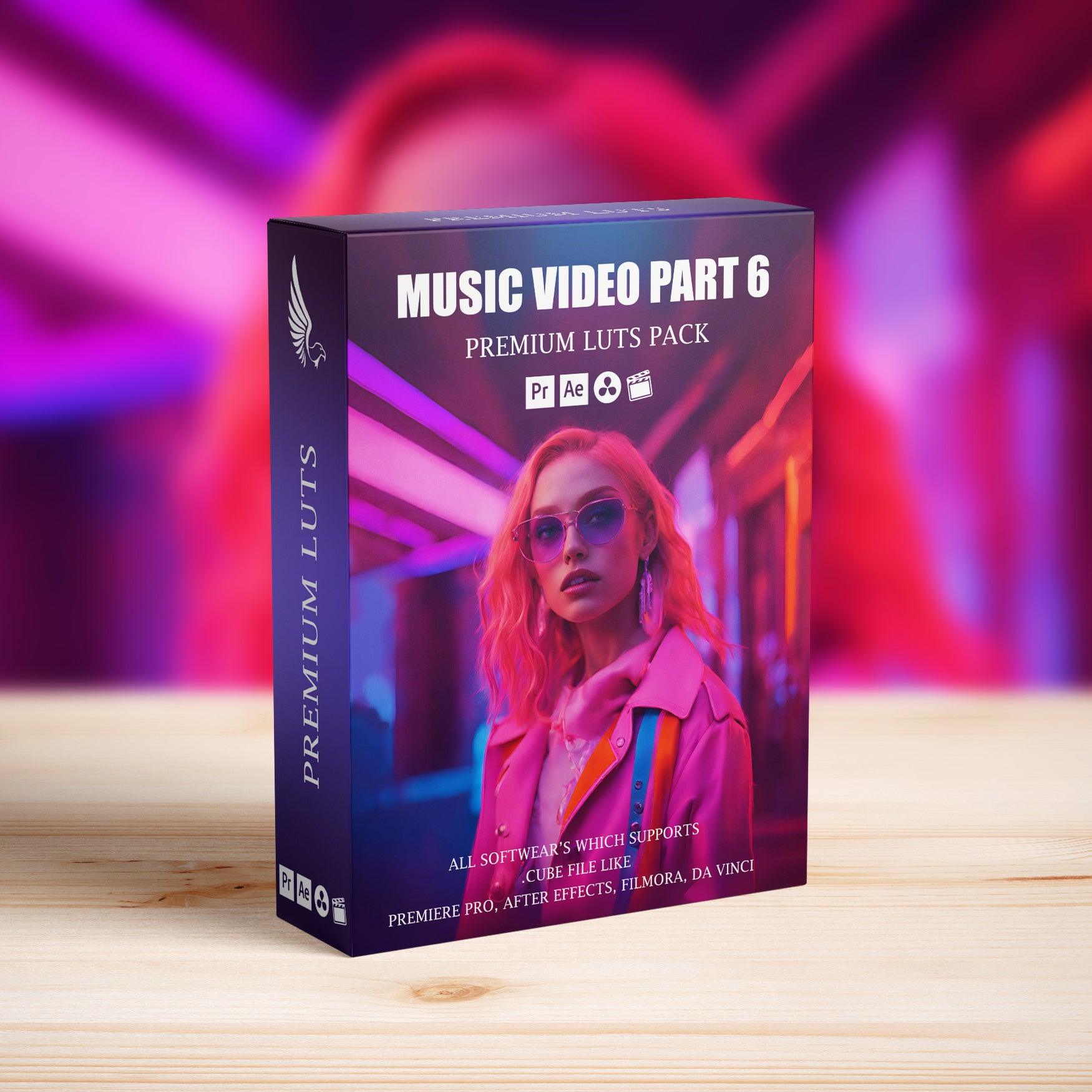 Music Video Color Grading Cinematic LUTS Pack - Part 6 - Music Video LUTs Bundle Part - by AAA Presets