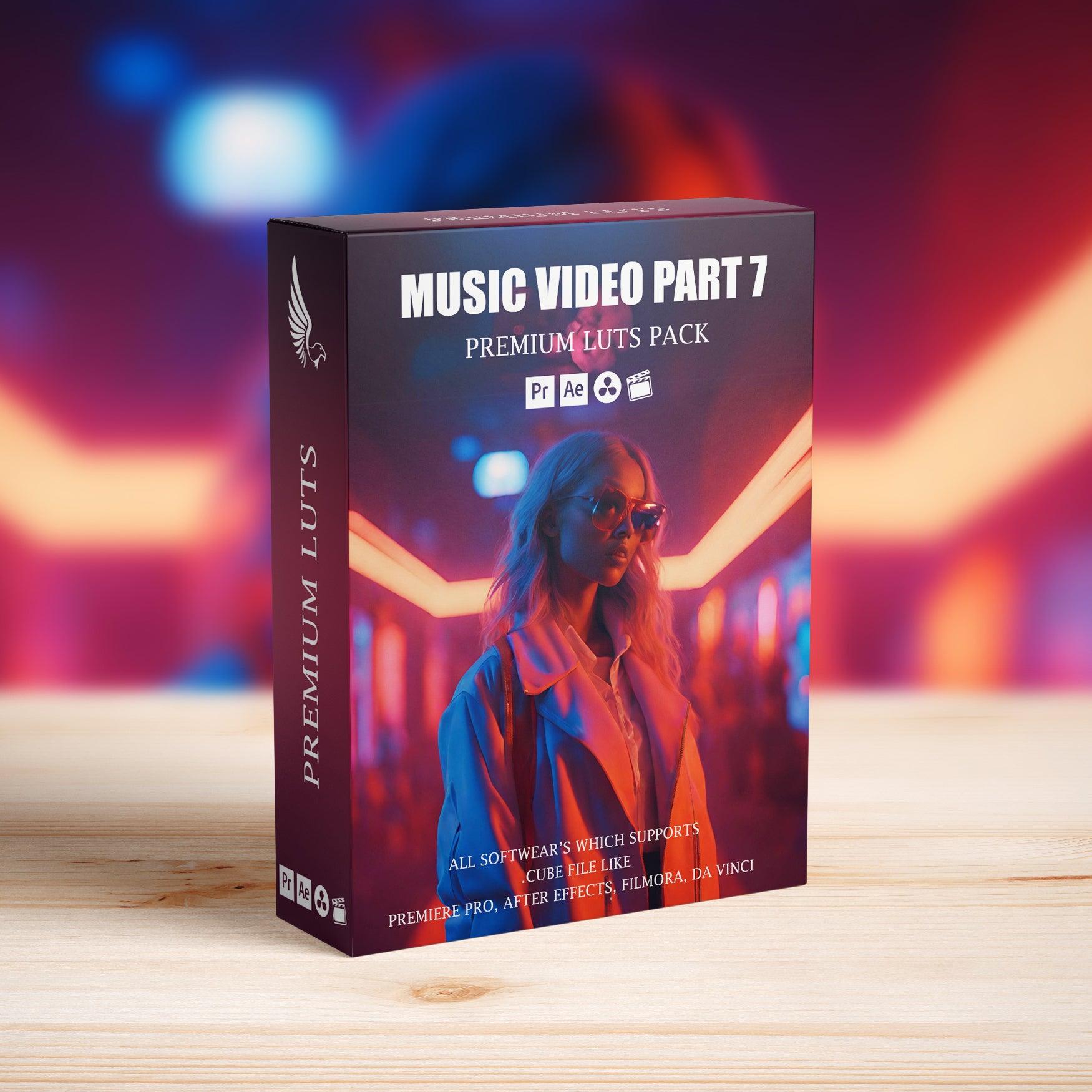 Music Video Color Grading Cinematic LUTS Pack - Part 7 - Music Video LUTs Bundle Part - by AAA Presets