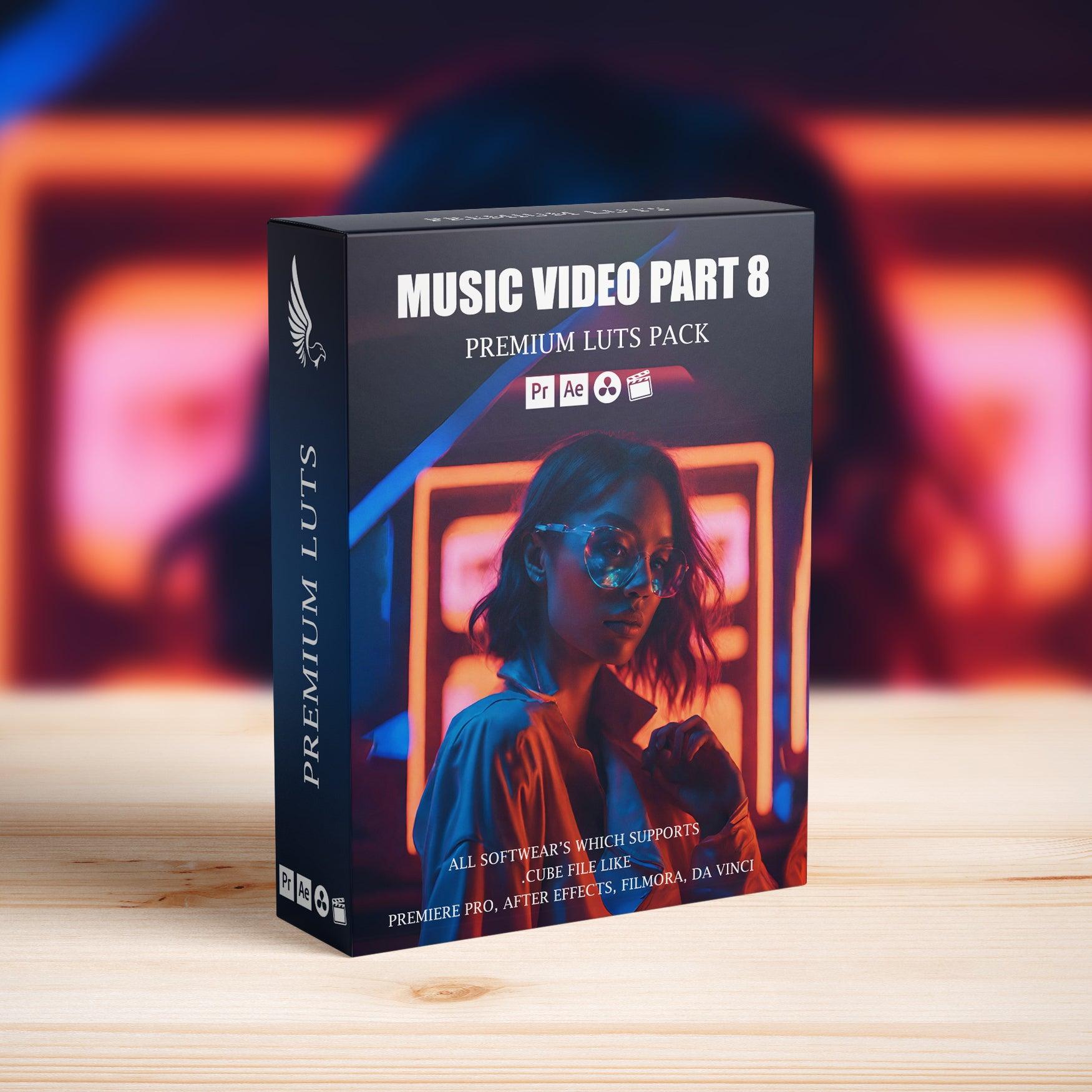 Music Video Color Grading Cinematic LUTS Pack - Part 8 - Music Video LUTs Bundle Part - by AAA Presets