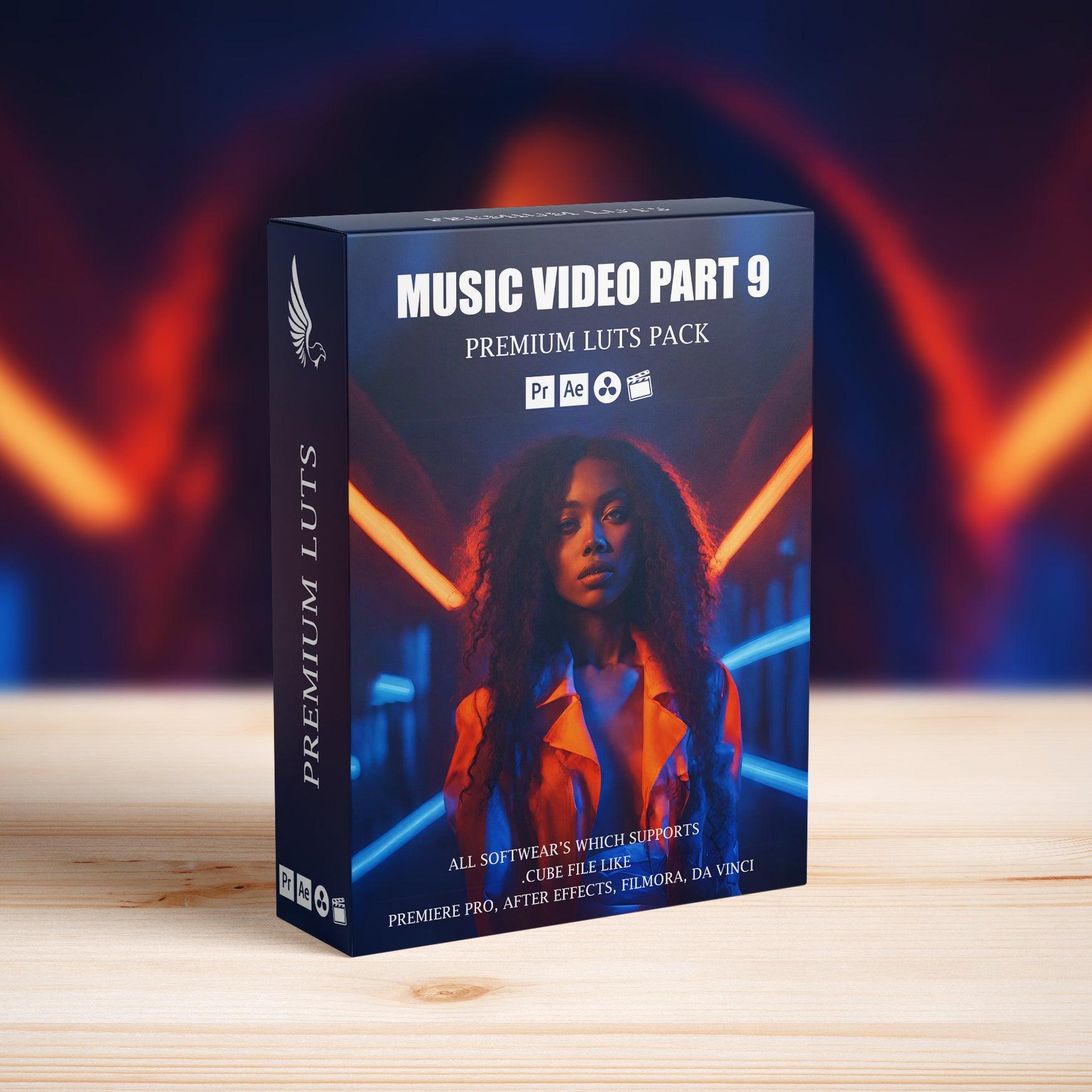 Music Video Color Grading Cinematic LUTS Pack - Part 9 - Music Video LUTs Bundle Part - by AAA Presets