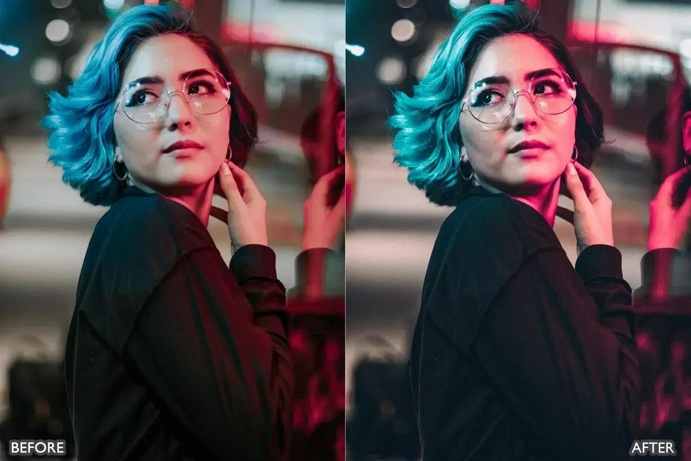 Night City Neon Light Presets - adobe lightroom presets, Blogger presets, Cinematic Presets, instagram presets, lightroom presets, Night presets, Portrait presets, presets before and after, professional lightroom presets - aaapresets.com