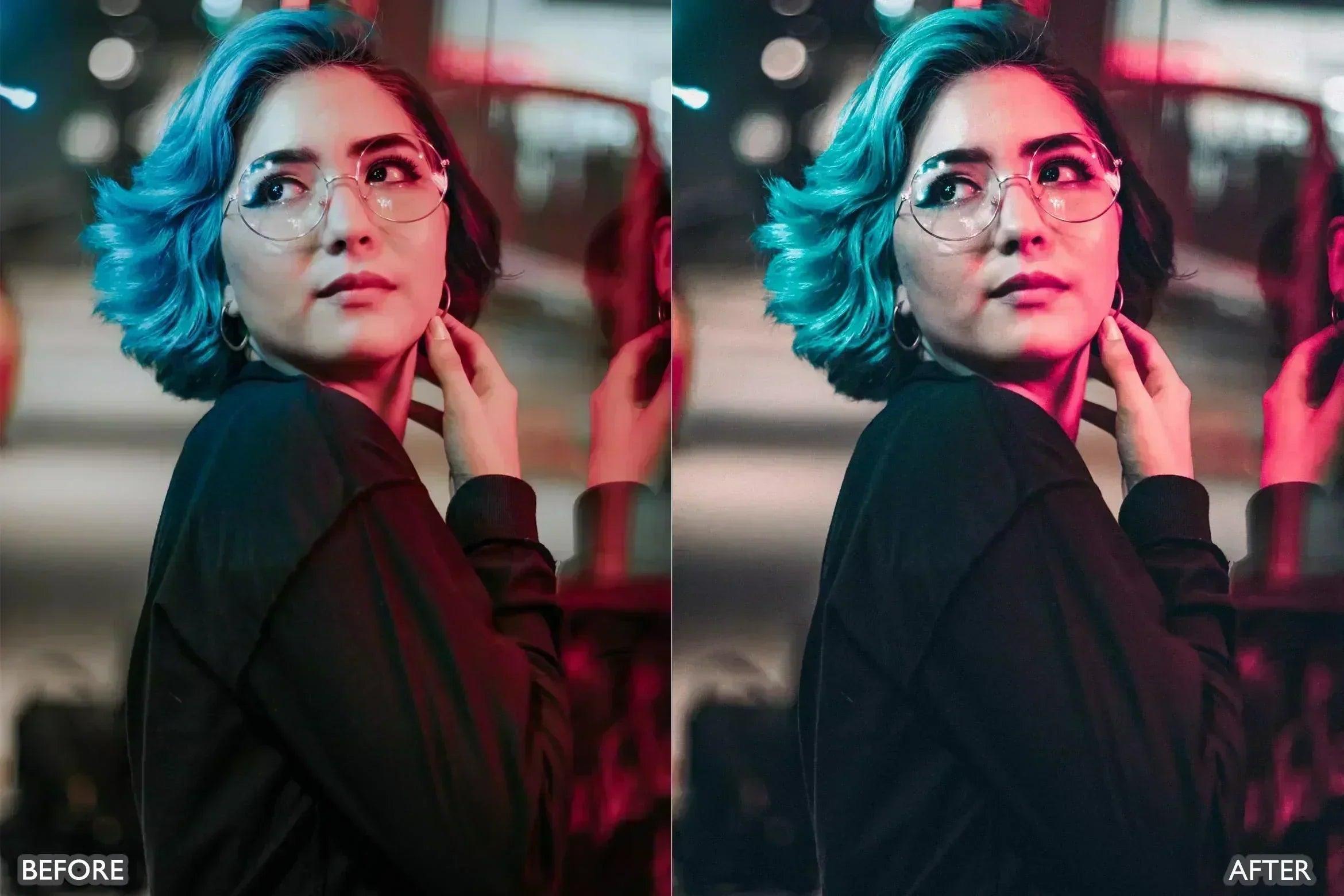 Night City Neon Light Presets - Lightroom Presets - by AAA Presets