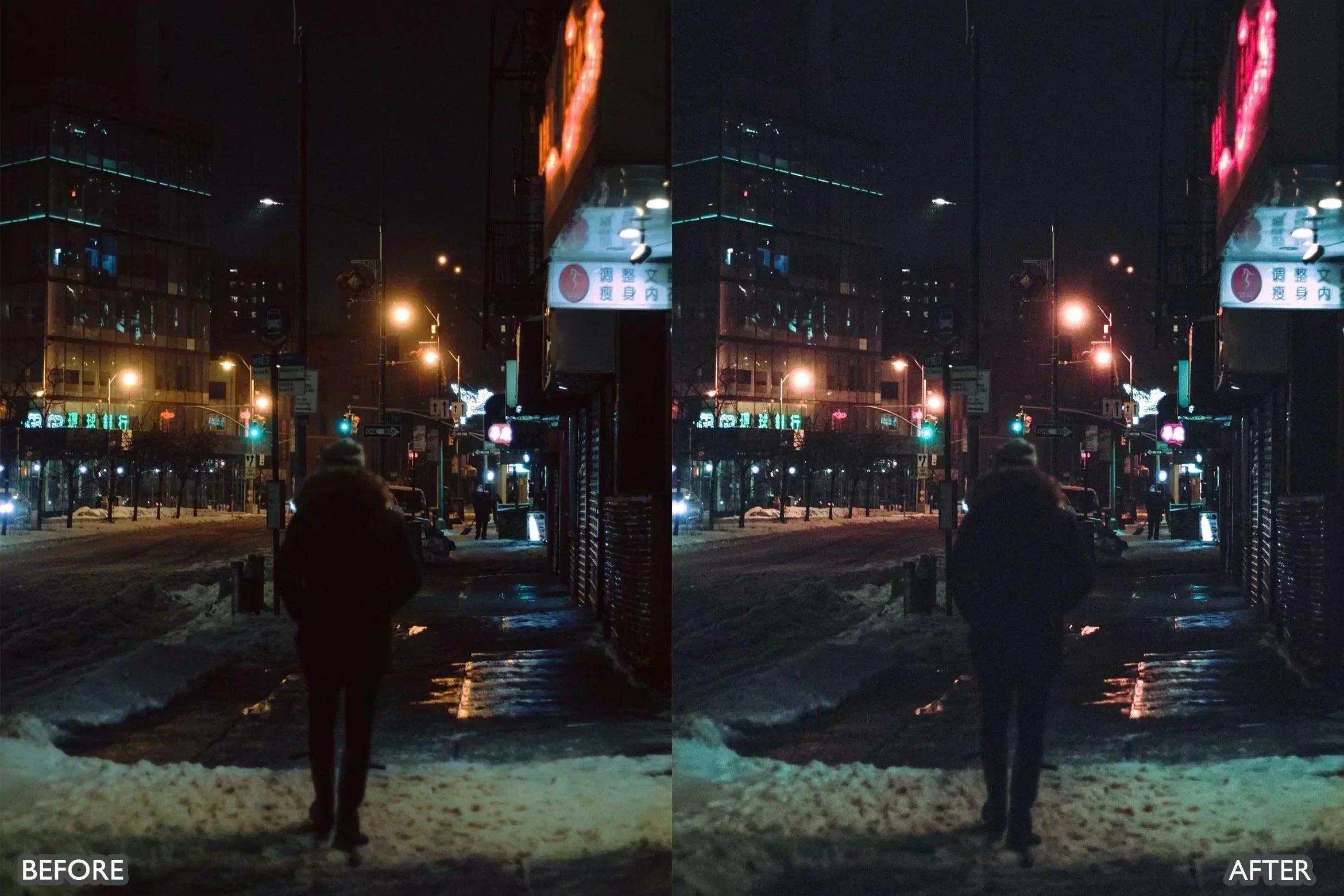 Night City Neon Light Presets - Lightroom Presets - by AAA Presets