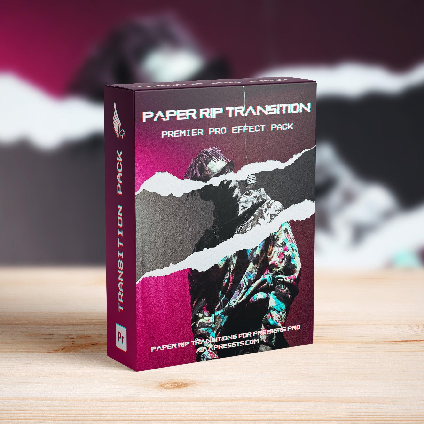 Paper Rip Transitions For Premiere Pro - Premiere Pro Transitions - by AAA Presets