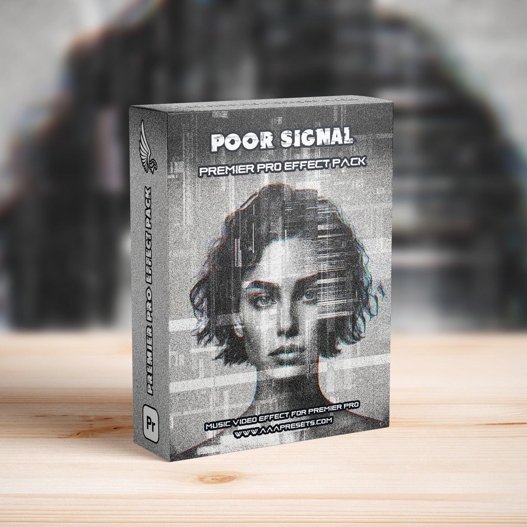 Poor Signal Glitch Music Video Transition for Premiere Pro - Premiere Pro Transitions - by AAA Presets