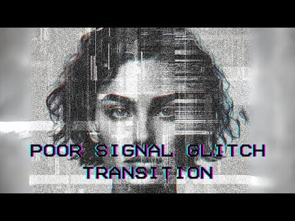 Poor Signal Glitch Music Video Transition for Premiere Pro