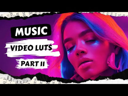 Music Video Color Grading Cinematic LUTS Pack - Part 11