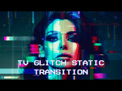 TV Static Glitch Transition for Premiere Pro