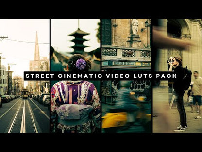 Street Cinematic Hollywood Film LUTs Pack