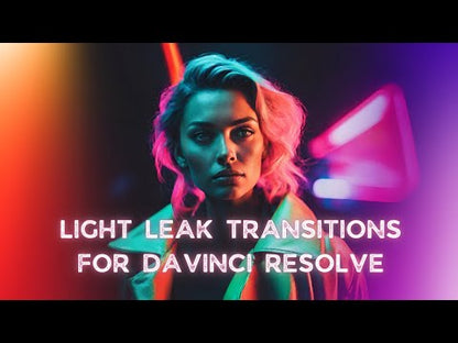 Light Leak Transitions for Davinci Resolve