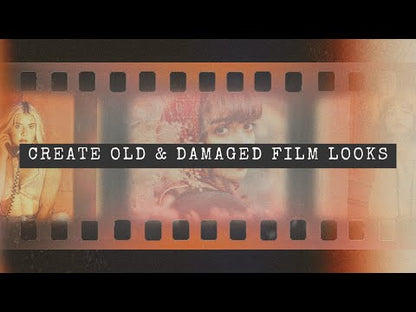 Old & Damaged Film Looks Overlay Effect For Adobe Premiere Pro