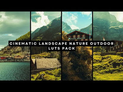 Cinematic Landscape Nature Outdoor LUTs Pack