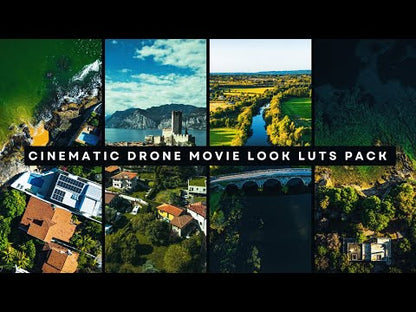 Cinematic Drone Film Video LUTs