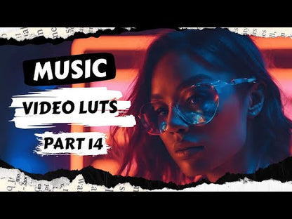 Music Video Color Grading Cinematic LUTS Pack - Part 14