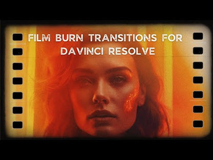 Film Burn Leaks & Film Leaks Transitions for DaVinci Resolve