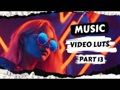 Music Video Color Grading Cinematic LUTS Pack - Part 13