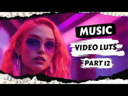 Music Video Color Grading Cinematic LUTS Pack - Part 12