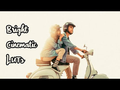 Cinematic Bright Soft Film LUTS Pack for Video Editing