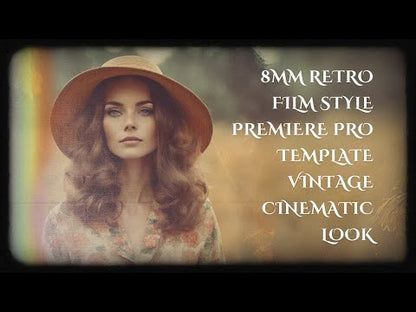 Old Cinema Classic 8mm Retro Film Style Premiere Pro Effect