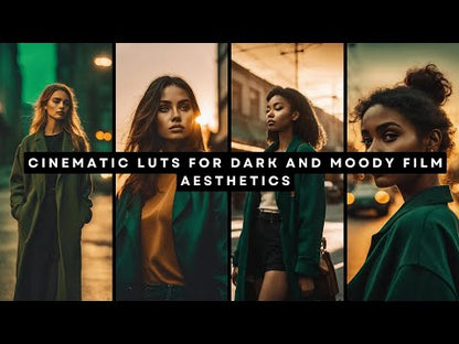 Cinematic LUTs for Dark and Moody Film Aesthetics