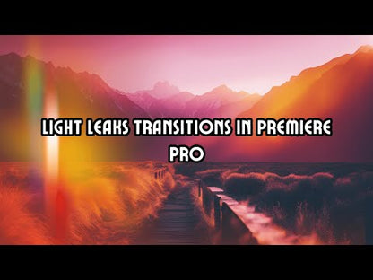 Light Leaks Transitions for Premiere Pro