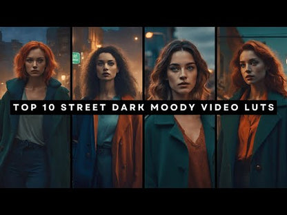 Cinematic Moody Street Hollywood Film Look LUTs Pack