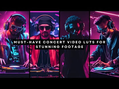 Ultimate Concert Video LUTs – Enhance Your Live Footage