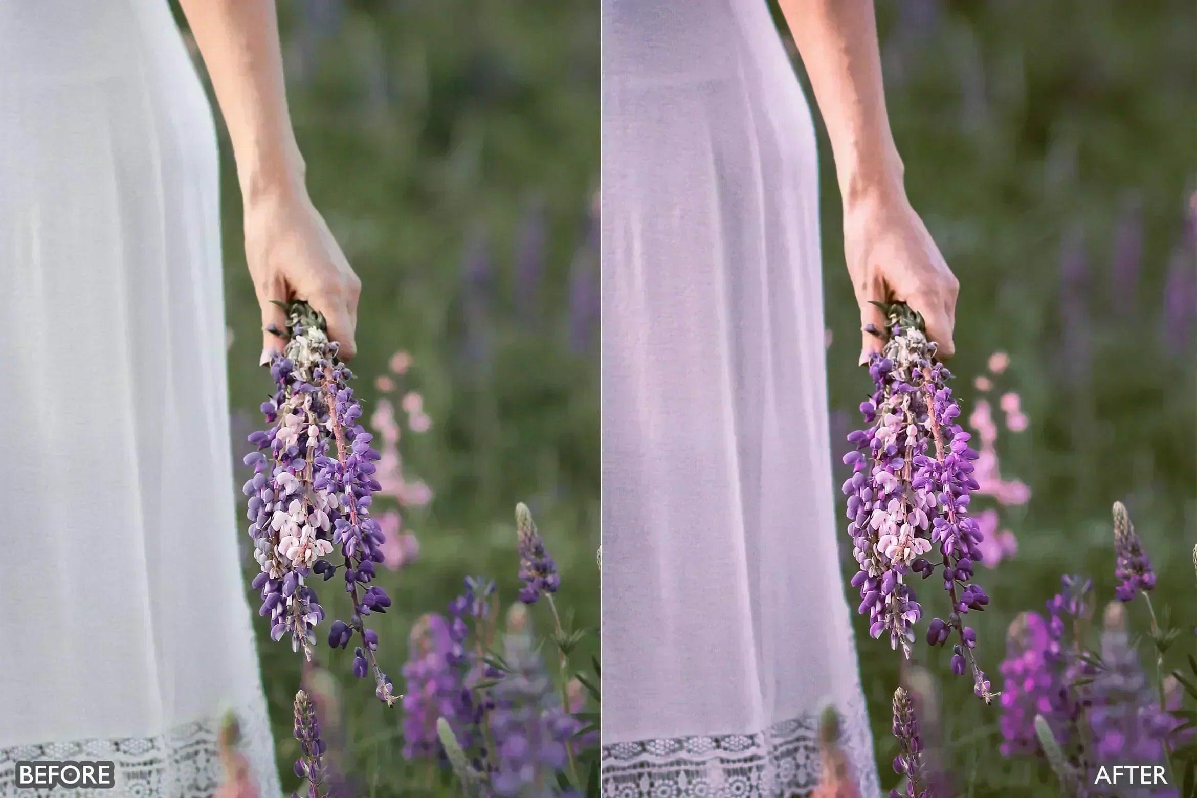 Purple Lilac Tones Lightroom Presets - adobe lightroom presets, Blogger presets, Cinematic Presets, cream presets, instagram presets, lightroom presets, Minimalist presets, Portrait presets, presets before and after, professional lightroom presets - aaapresets.com