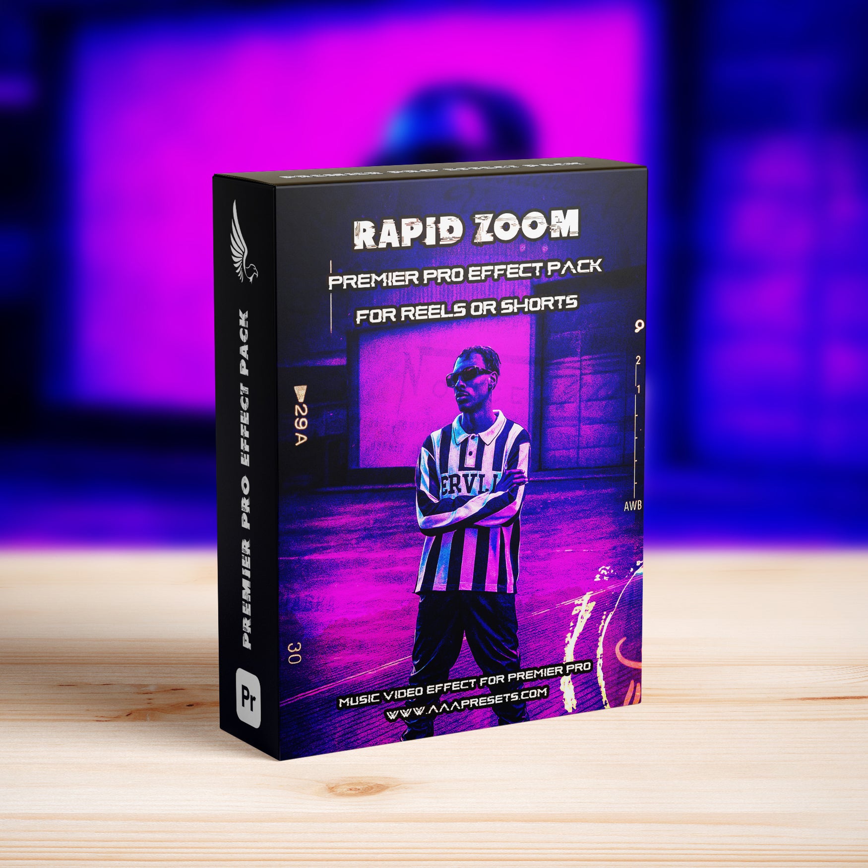 Rapid Shutter Zoom Vintage Effect in Premiere Pro – made for Reels, TikTok, and Shorts - Premiere Pro Transitions for vertical - by AAA Presets