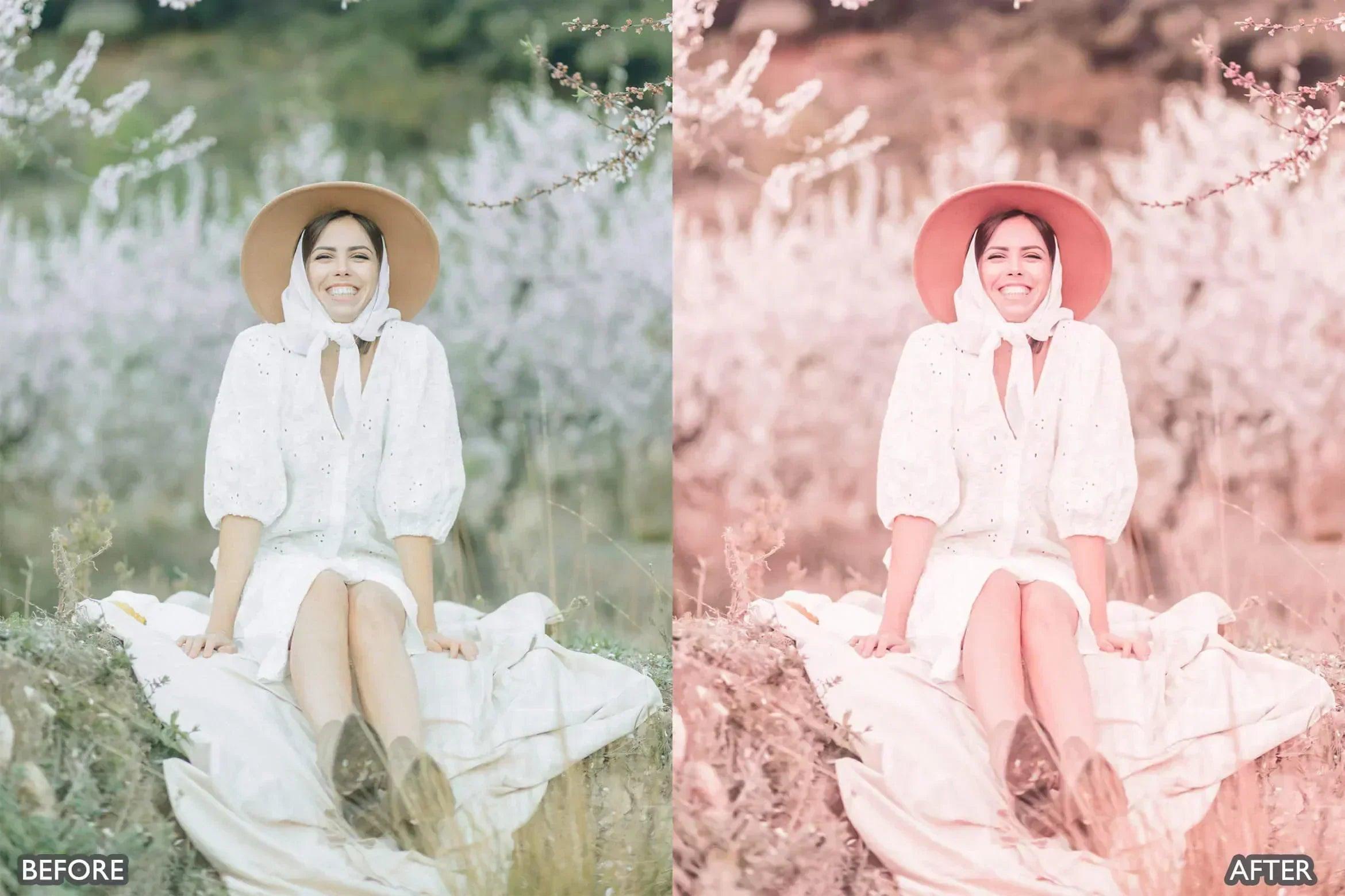 Sakura Rose Gold Lightroom Presets - adobe lightroom presets, Blogger presets, Cinematic Presets, instagram presets, lightroom presets, Minimalist presets, Portrait presets, presets before and after, professional lightroom presets - aaapresets.com