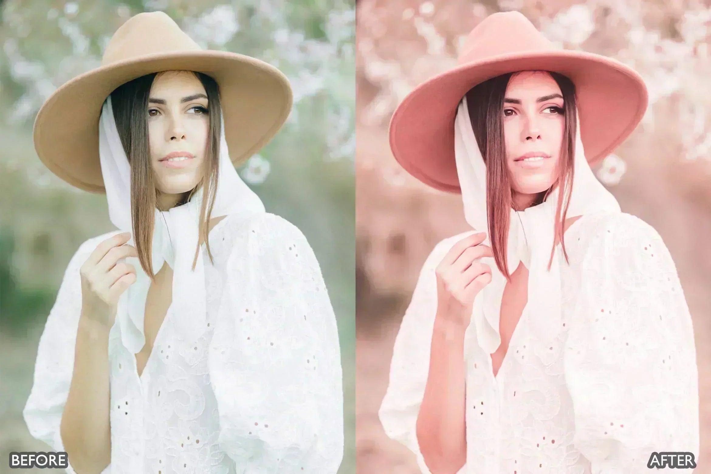 Sakura Rose Gold Lightroom Presets - adobe lightroom presets, Blogger presets, Cinematic Presets, instagram presets, lightroom presets, Minimalist presets, Portrait presets, presets before and after, professional lightroom presets - aaapresets.com