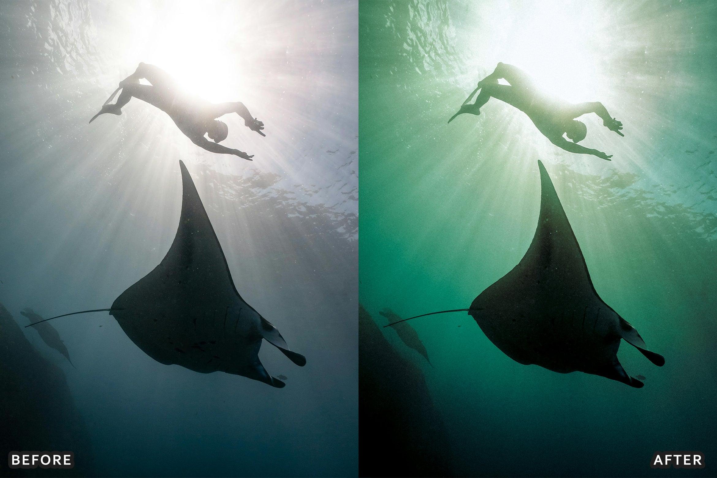 Scuba Diving Lightroom Presets Pack - Lightroom Presets - by AAA Presets