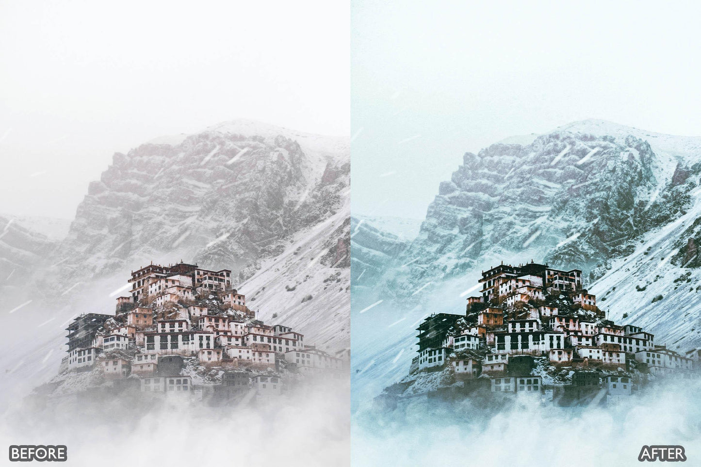 Snow Landscape Presets For Lightroom - adobe lightroom presets, instagram presets, landscape presets, lightroom presets, presets before and after, professional lightroom presets - aaapresets.com