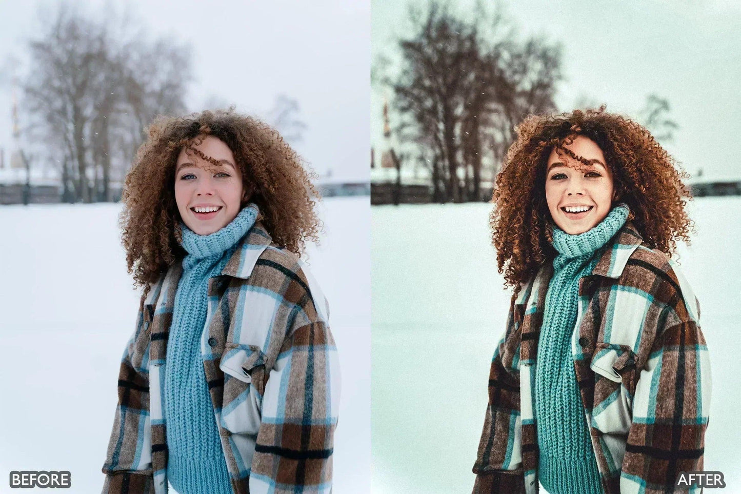 Snow Winter Lightroom Presets - adobe lightroom presets, Blogger presets, Cinematic Presets, instagram presets, lightroom presets, Portrait presets, presets before and after, professional lightroom presets, snow presets, winter presets - aaapresets.com