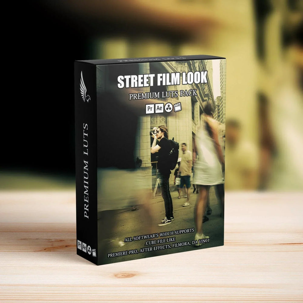 Street Cinematic Hollywood Film LUTs Pack | Professional Video LUTs for ...