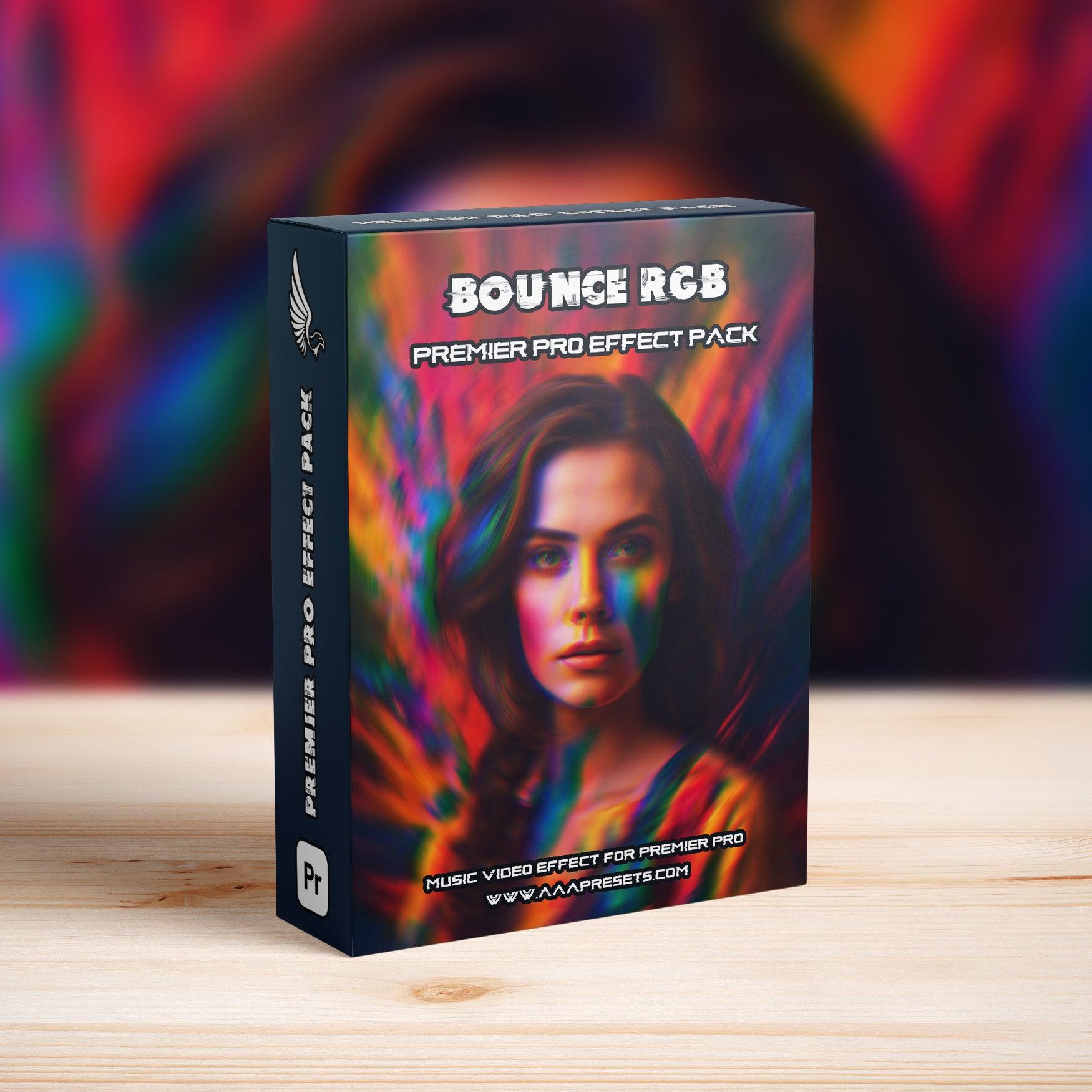 Twirl Corner Bounce RGB Music Video Transition for Premiere Pro - Premiere Pro Transitions - by AAA Presets