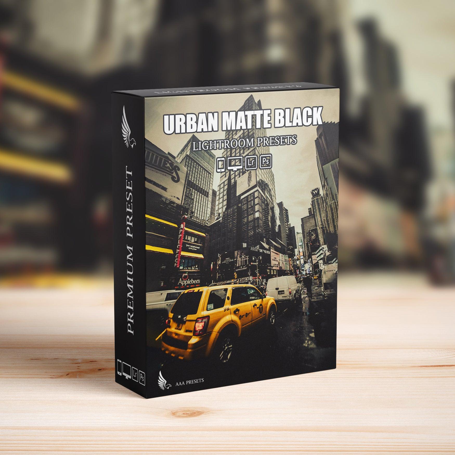 Urban Matte Black Lightroom Presets - Lightroom Presets - by AAA Presets