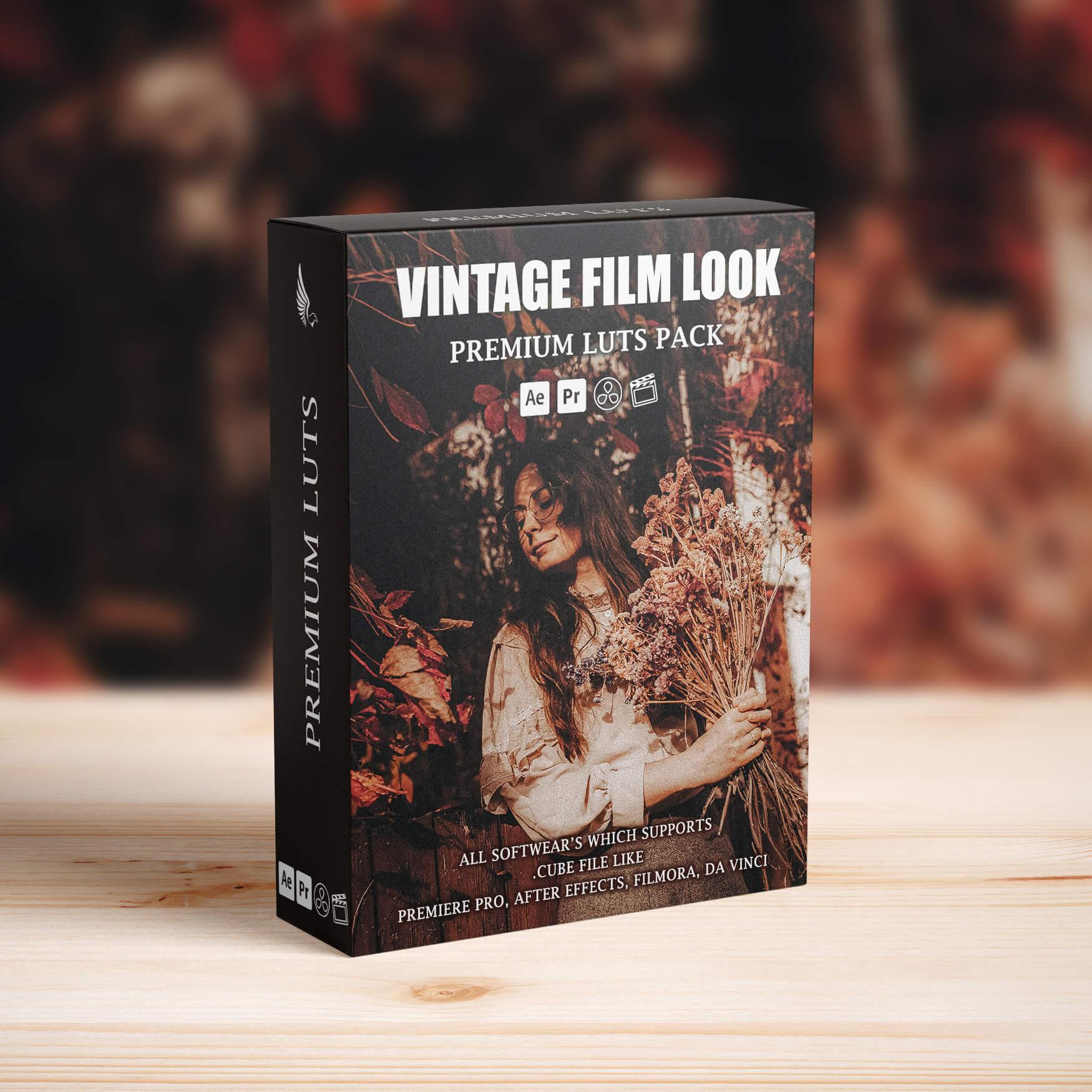 Vintage Film Look Cinematic LUTs Pack For Video Editing - Cinematic LUTs Pack, Color Grading Video Presets, DaVinci & More, Filmora, Luts For Premier Pro Final Cut Pro, LUTs for Premiere Pro, Premium FILM LUTs, Premium LUTs, vintage luts - aaapresets.com