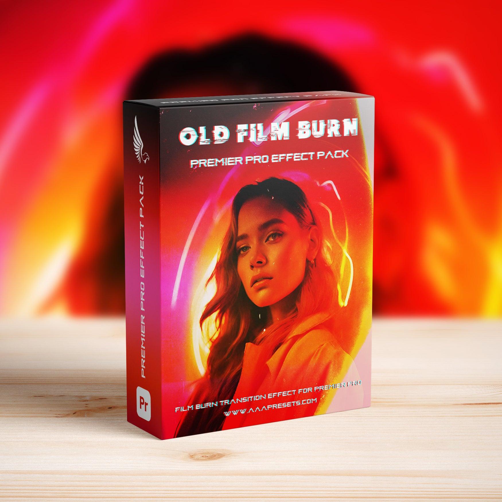 Vintage Old 35mm Film Burn Transition Pack for Premiere Pro - Premiere Pro Transitions - by AAA Presets