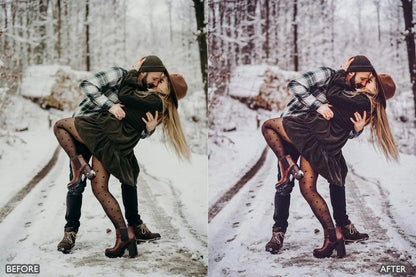 Winter joy Lightroom Presets - adobe lightroom presets, Blogger presets, Cinematic Presets, instagram presets, lightroom presets, Portrait presets, presets before and after, professional lightroom presets, winter presets - aaapresets.com