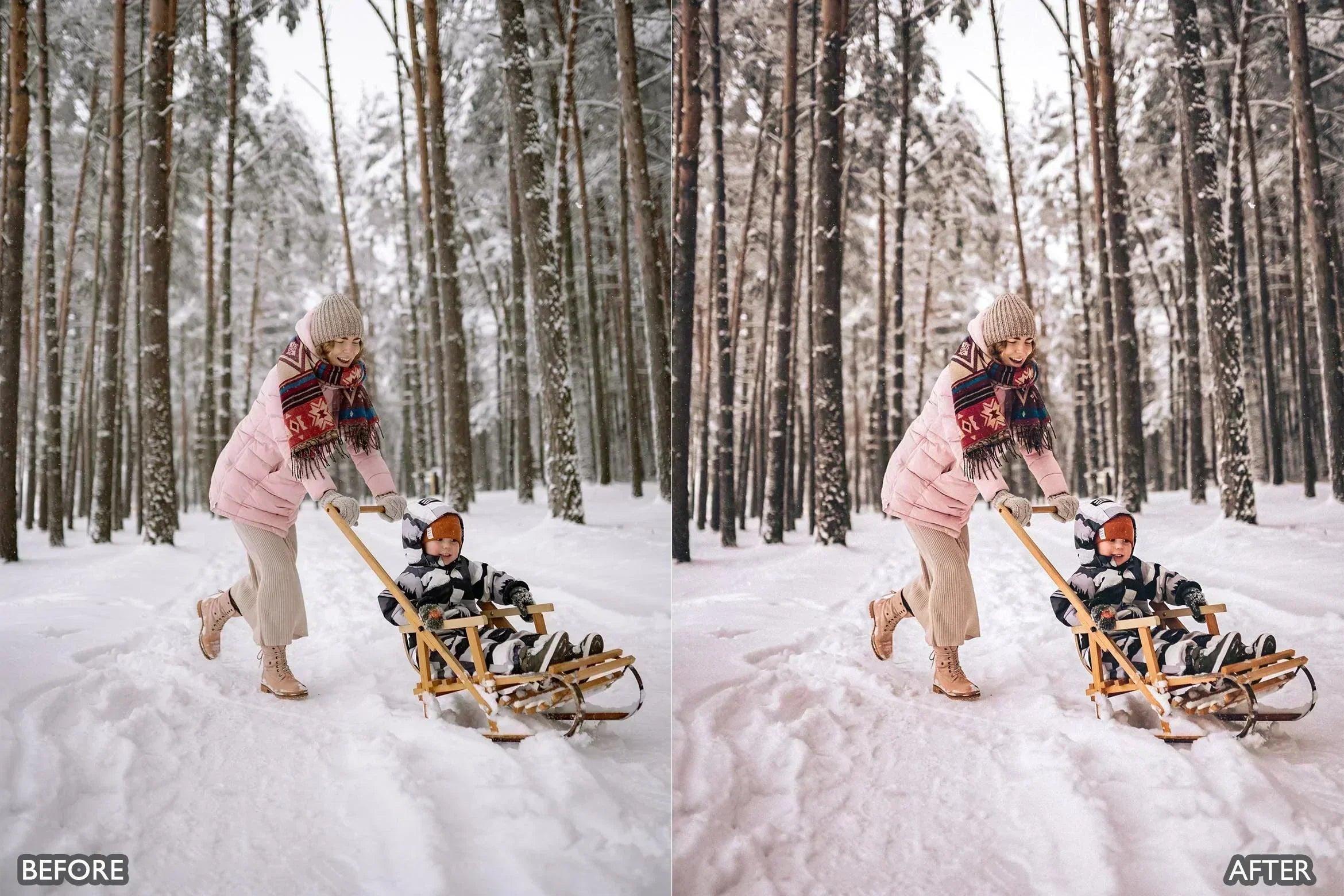 Winter Snow Lightroom Presets - adobe lightroom presets, Blogger presets, Cinematic Presets, instagram presets, lightroom presets, Portrait presets, presets before and after, professional lightroom presets, winter presets - aaapresets.com